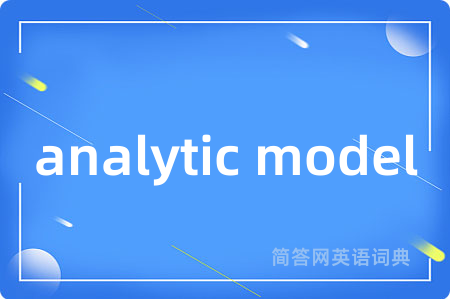 analytic model