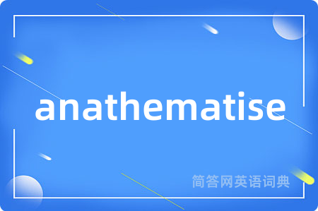 anathematise