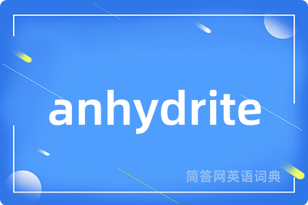 anhydrite