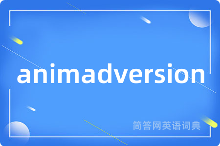 animadversion