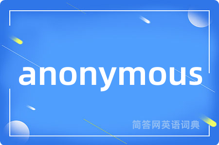 anonymous