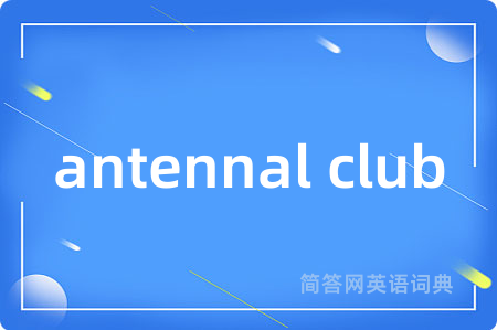 antennal club