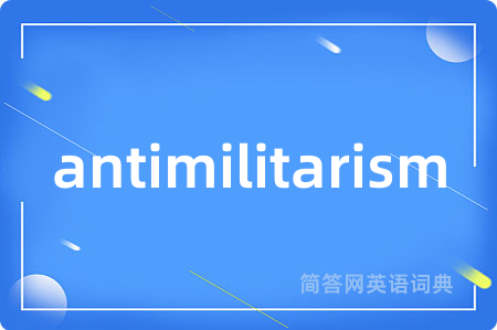 antimilitarism