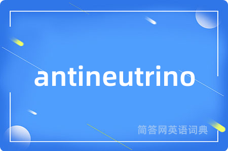 antineutrino