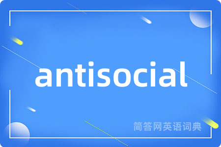 antisocial