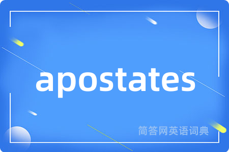 apostates