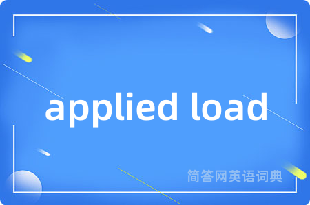 applied load