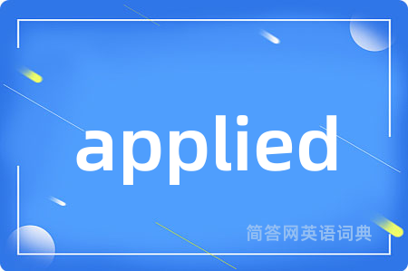 applied
