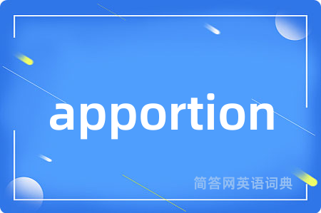 apportion