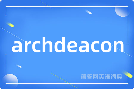 archdeacon