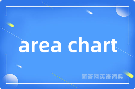 area chart是什么意思,area chart的中文翻译 area chart