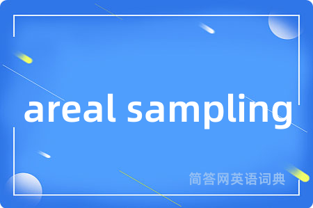 areal sampling