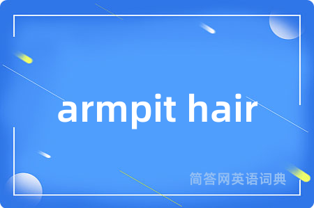 armpit hair