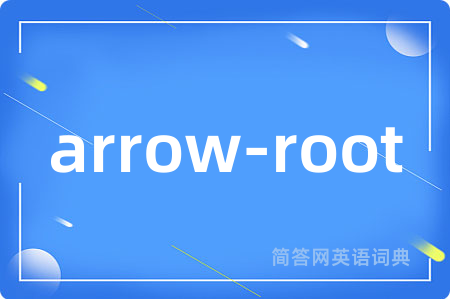 arrow-root
