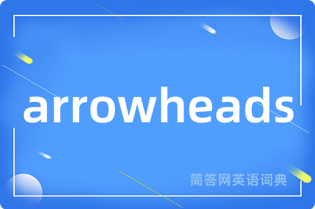 arrowheads是什么意思,arrowheads的中文翻译 arrowheads