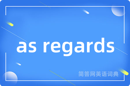 as regards