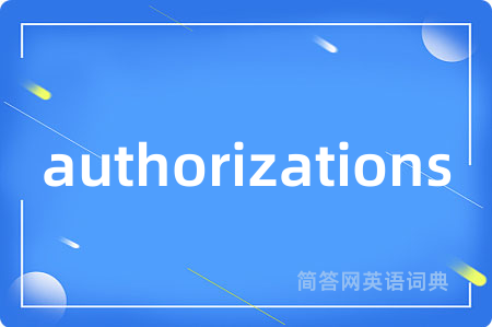 authorizations