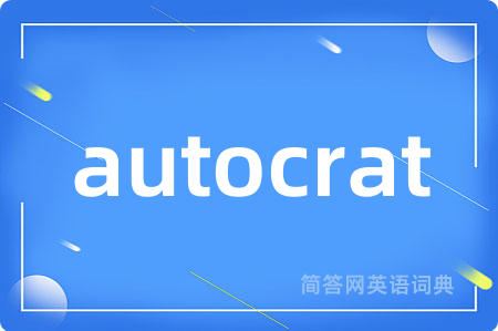 autocrat