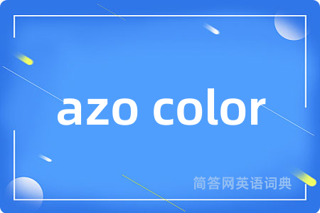 azo color