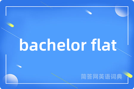 bachelor flat