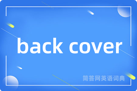 back cover