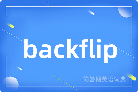 backflip