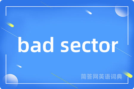 bad sector
