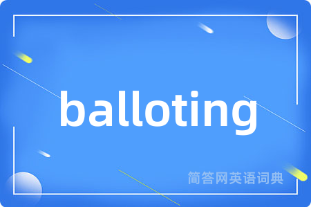 balloting