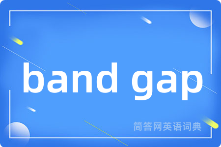 band gap