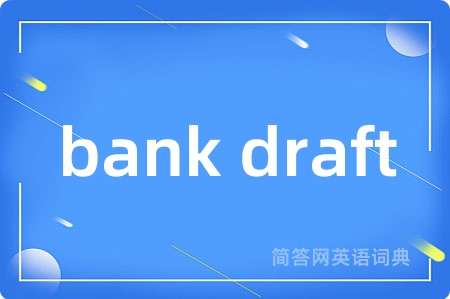 bank draft