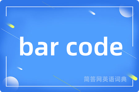 bar code