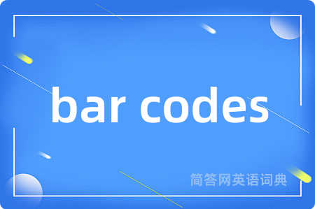 bar codes