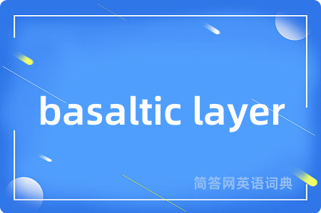 basaltic layer