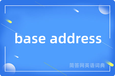 base address