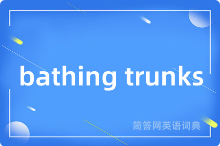 bathing trunks