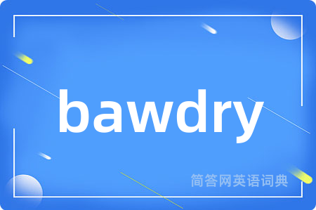 bawdry