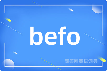 befo