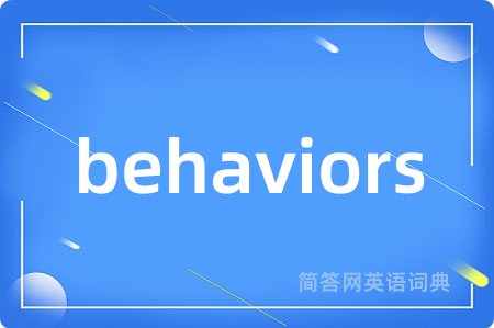 behaviors