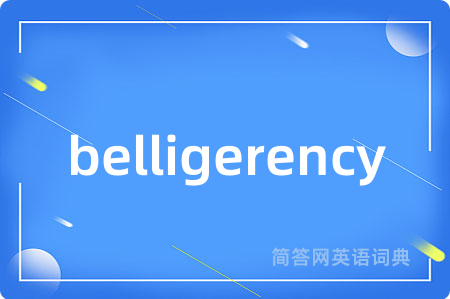 belligerency