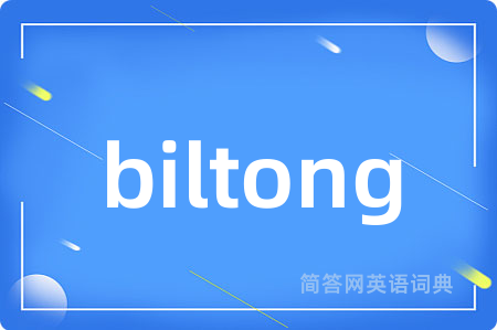 biltong