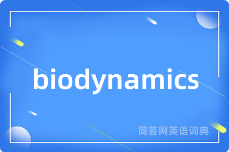 biodynamics