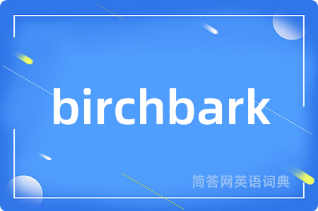 birchbark