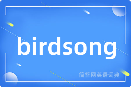 birdsong