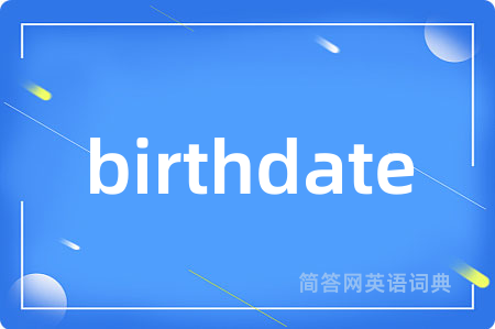 birthdate