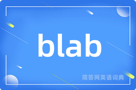 blab