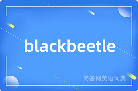 blackbeetle