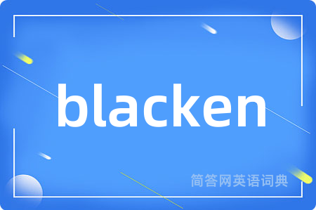blacken