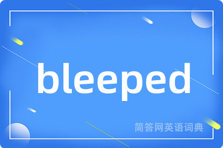 bleeped