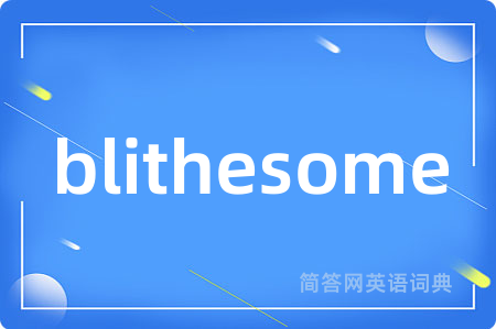 blithesome