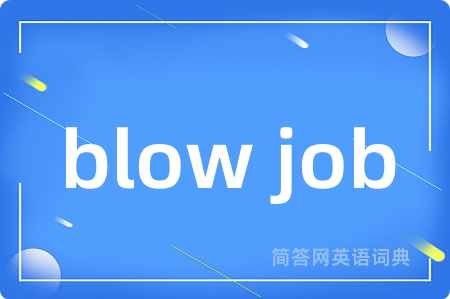 blow job
